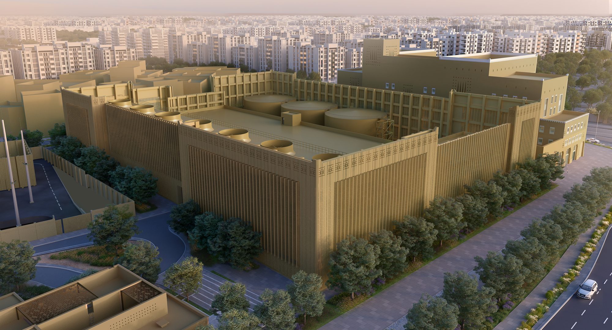 Diriyah Gate DCP — plant building and façade